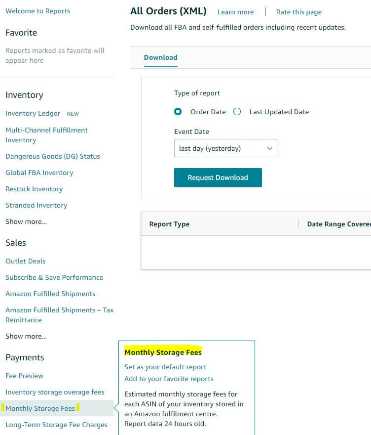 FBA Storage Costs How to Find & Calculate Them! • FbaZoom